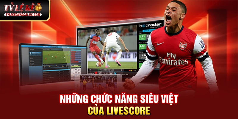 Livescore 65 Những chức năng siêu việt của Livescore