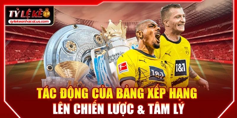 Bảng Xếp Hạng Bóng Đá, BXH Cập Nhật Chi Tiết 24/7 30 Tác động của bảng xếp hạng lên chiến lược & tâm lý